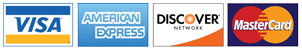 we take visa mastercard discover amex